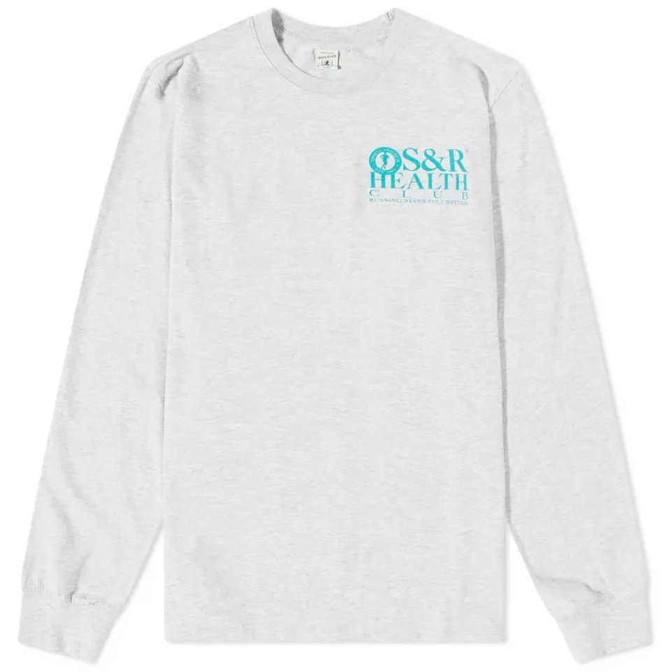 Sporty and Rich Long Sleeve S&R Health T-Shirt