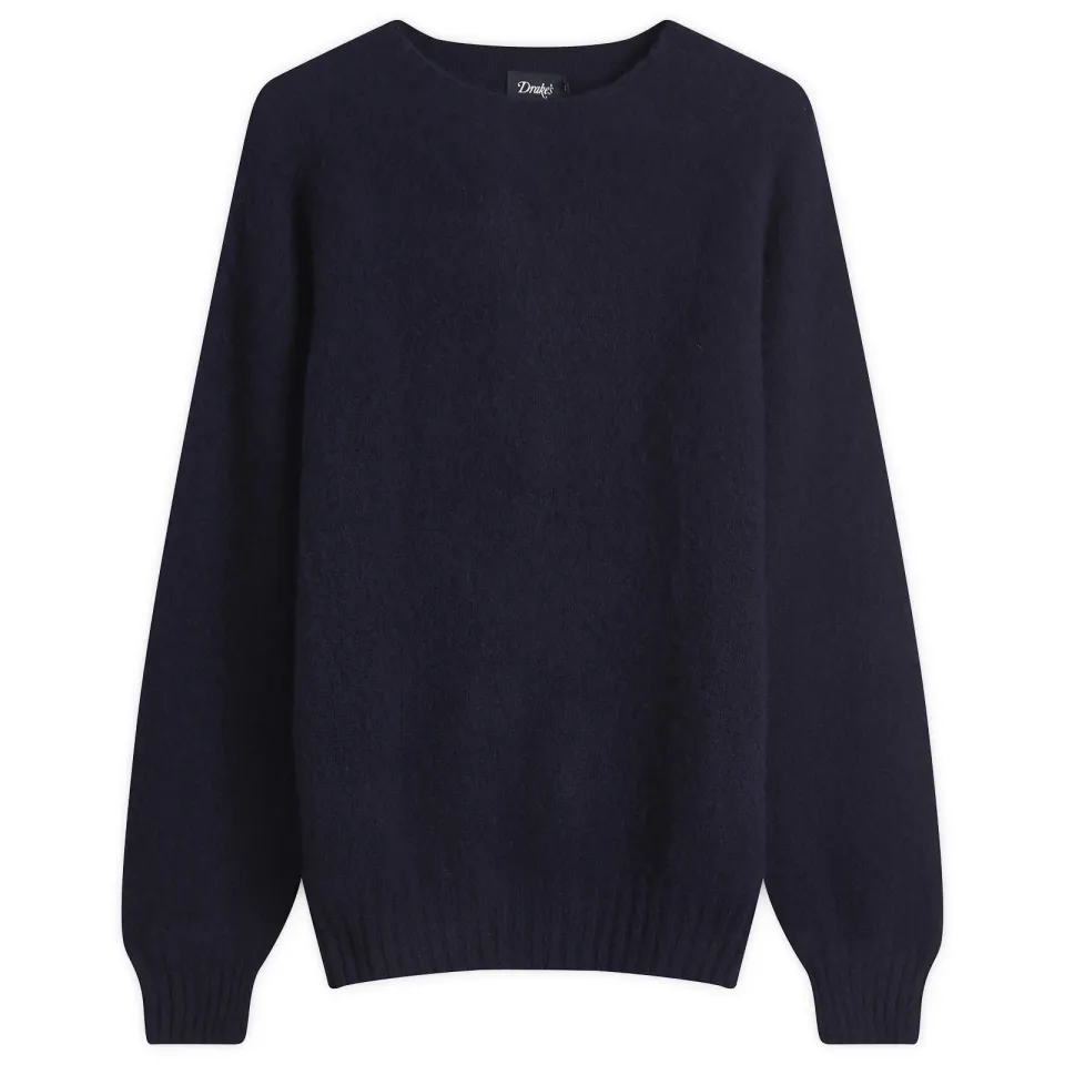Brushed Shetland Crew Knit