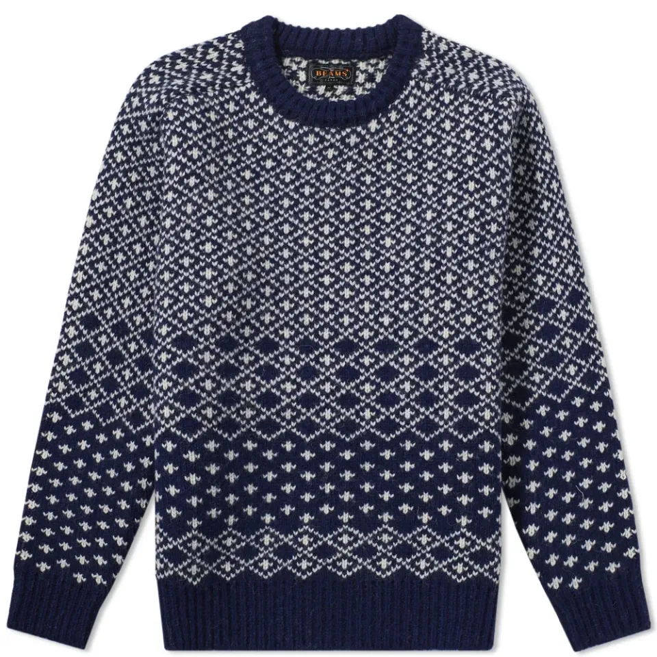 Jacquard Crew Knit