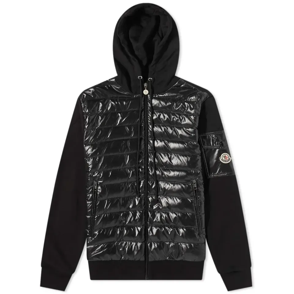 Down Front Jersey Jacket