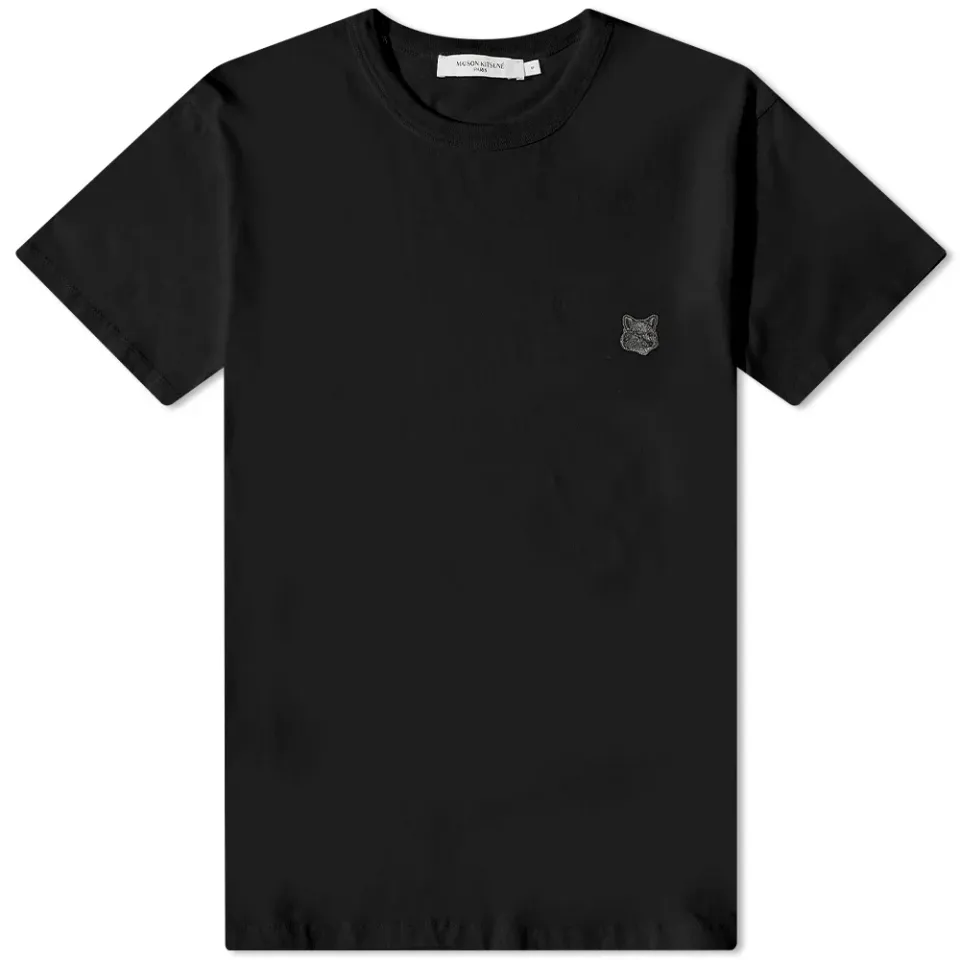 Maison Kitsuné Monochrome Fox Head Patch Classic T-Shirt
