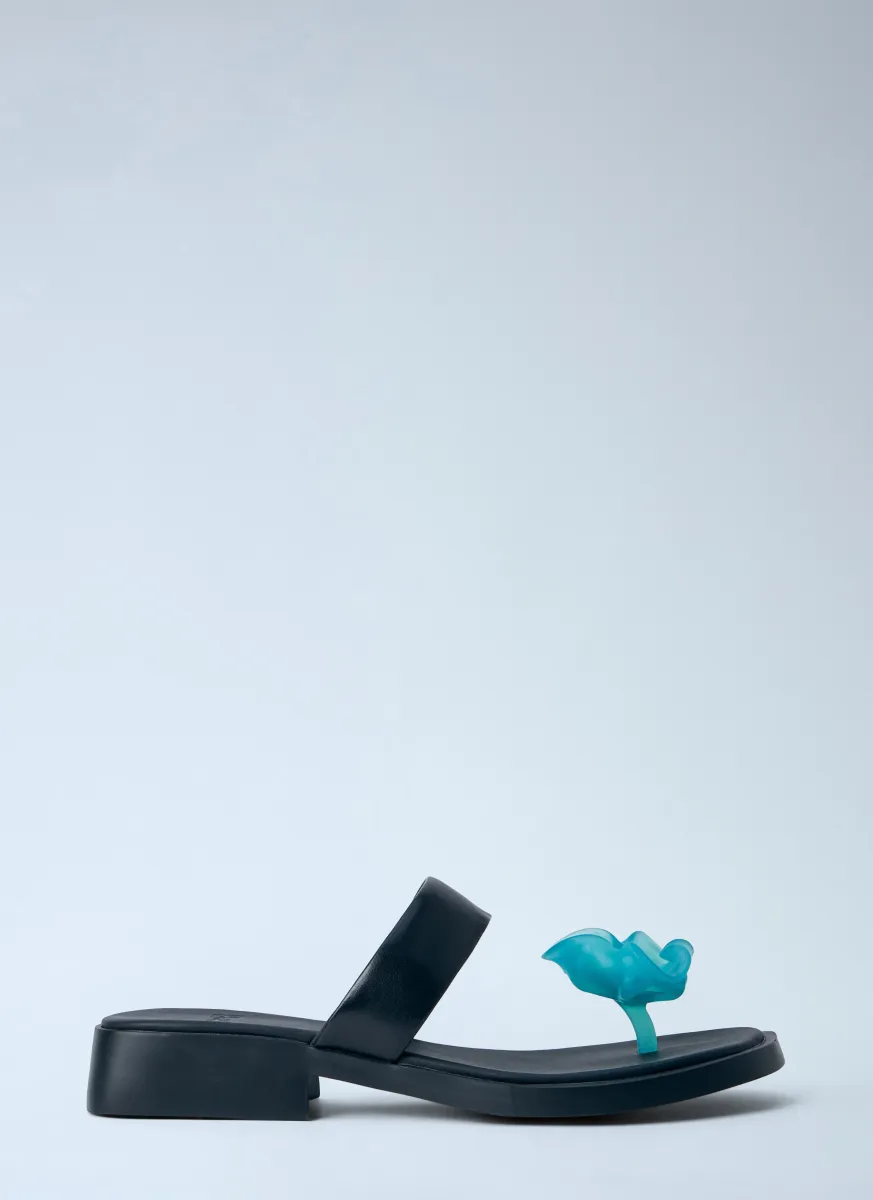 Sculptural Toe Ring Sandals