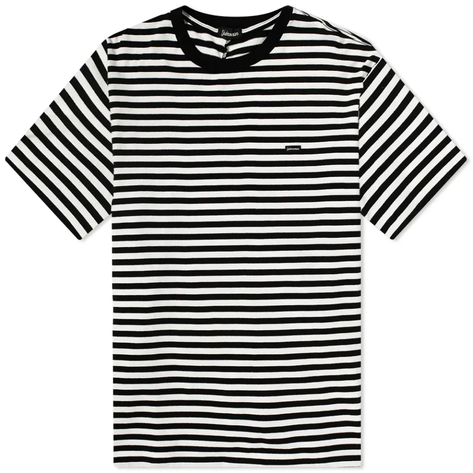 Back Detail Striped Oversized T-Shirt