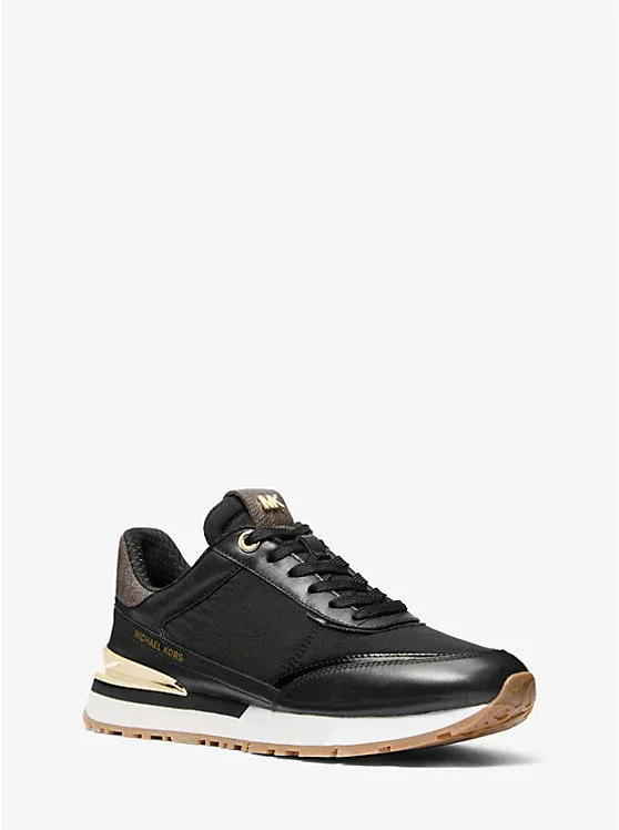 Nova Leather and Nylon Trainer