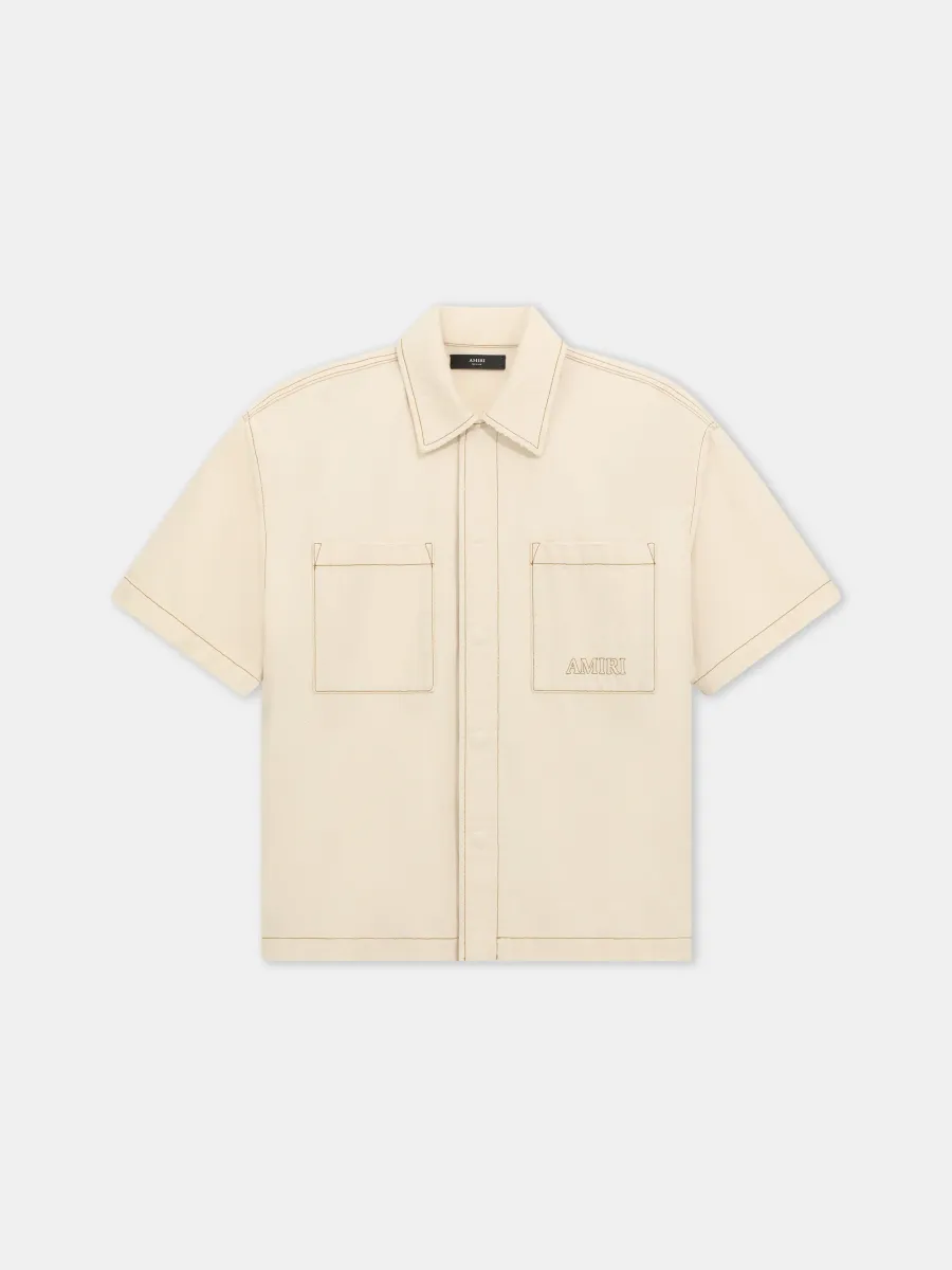 DENIM SHIRT - Ecru
