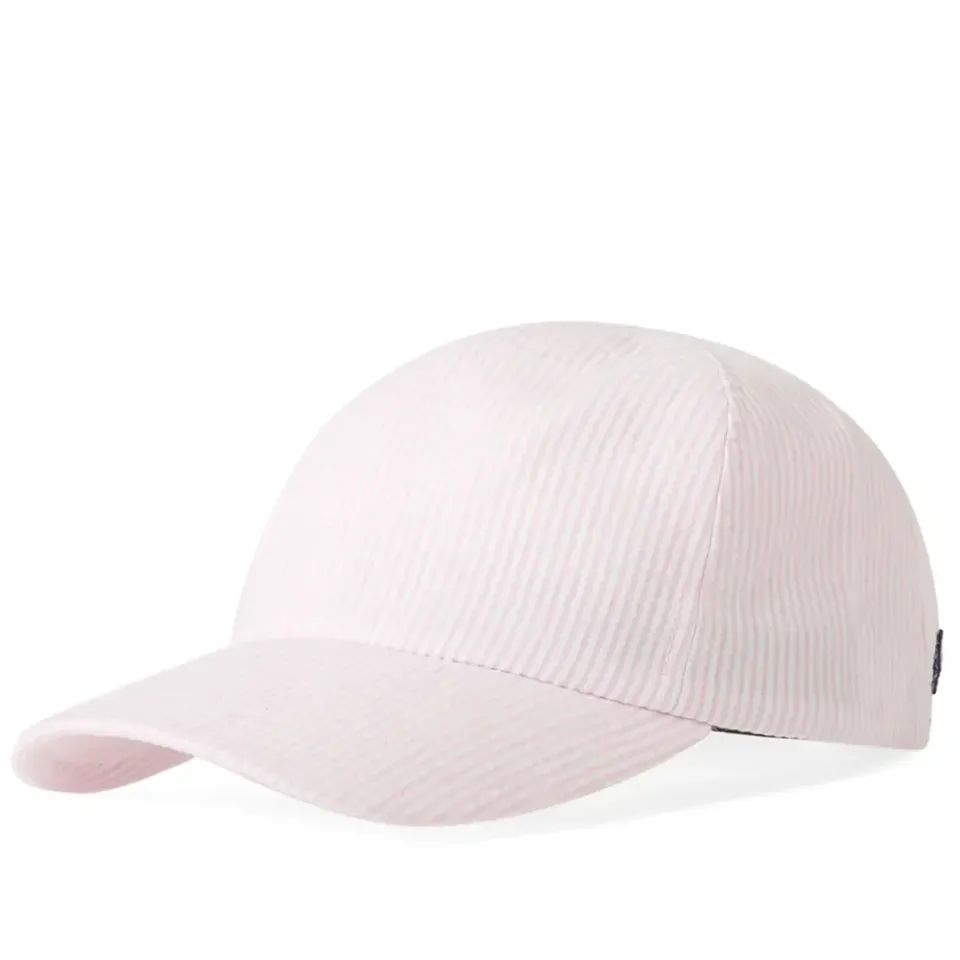 Seersucker Baseball Cap