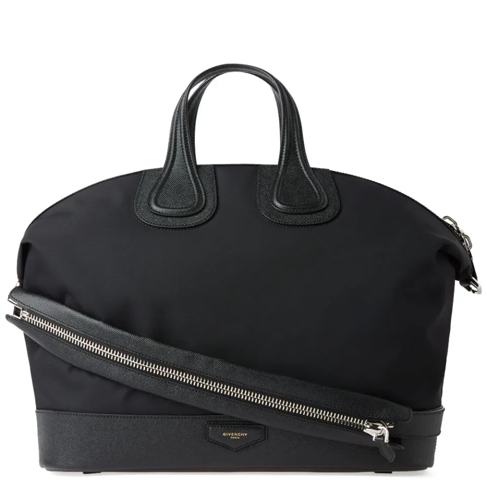 Leather Patch Weekend Bag