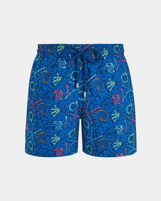 Men Swim Shorts Embroidered Noumea Sea