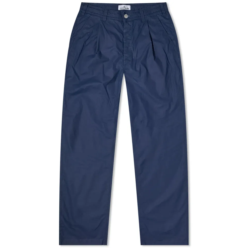 Marina Pleated Cotton Canvas Pant