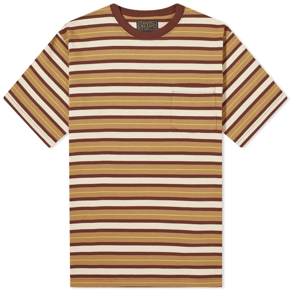 Multi Stripe Pocket T-Shirt