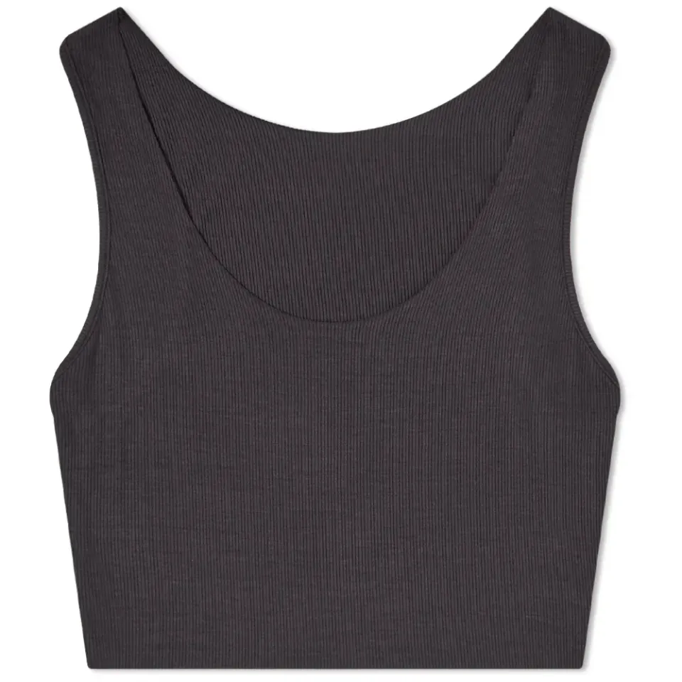 Raw Edge Crop Tank Top
