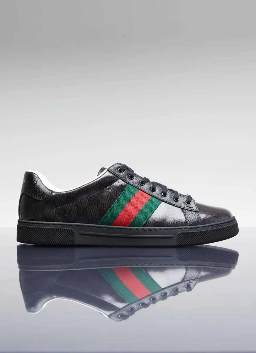GG Crystal Canvas Sneakers