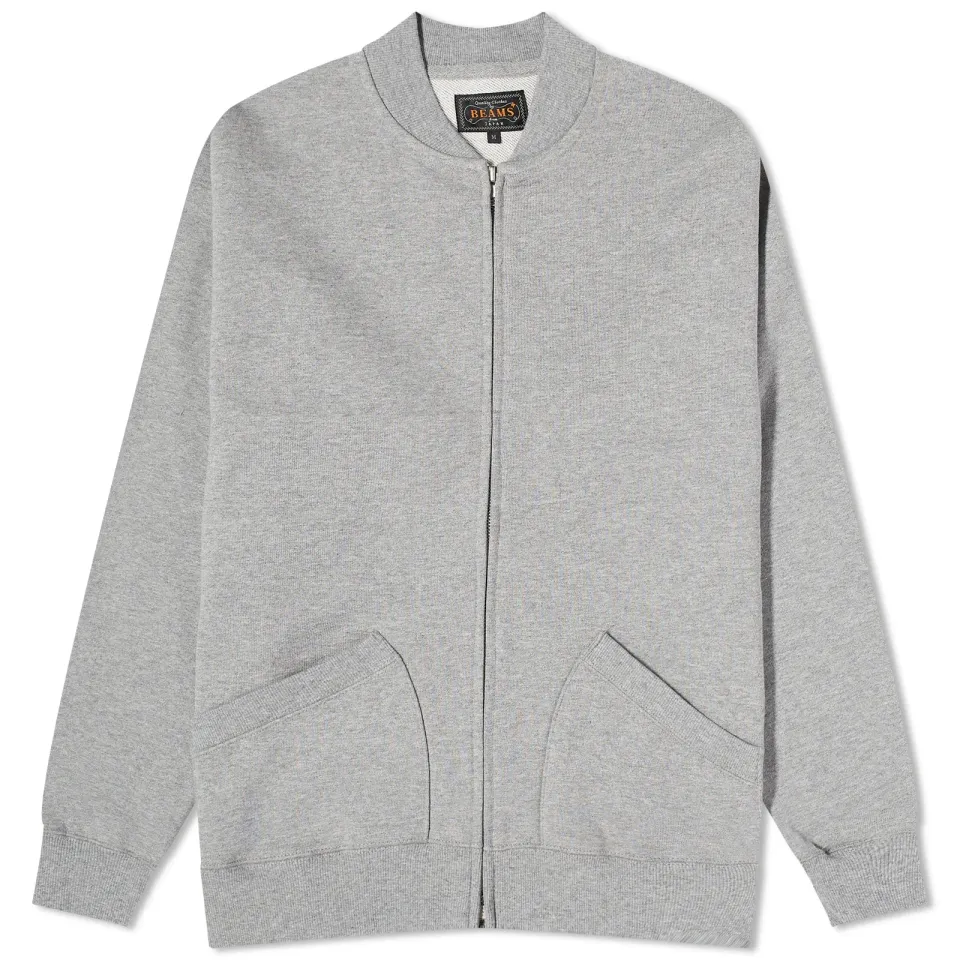 Zip Sweat Bomber Jacket
