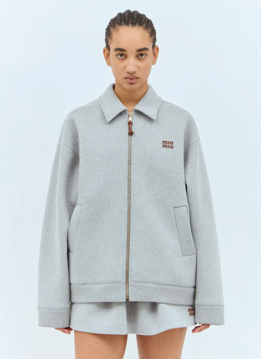 Jersey Zip-Up Jacket