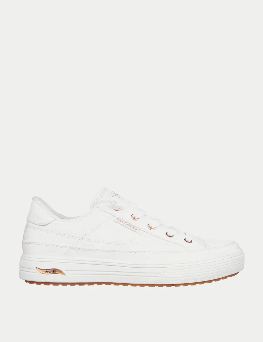 Arch Fit Arcade Meet Ya There Canvas Trainers White