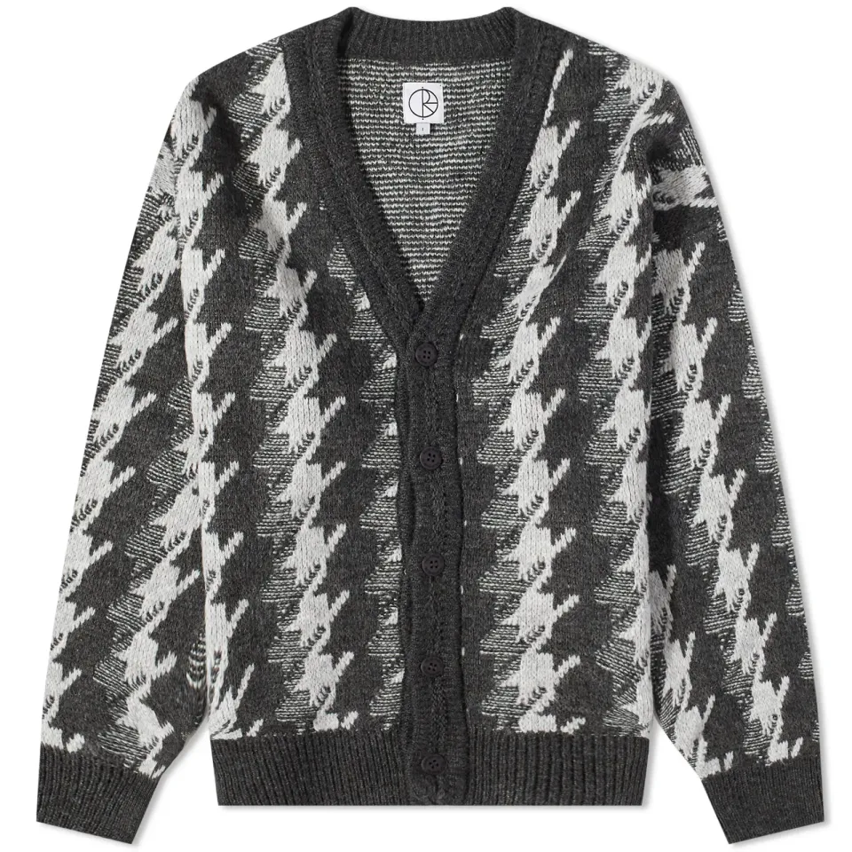 Polar Skate Co. Louis Houndstooth Cardigan