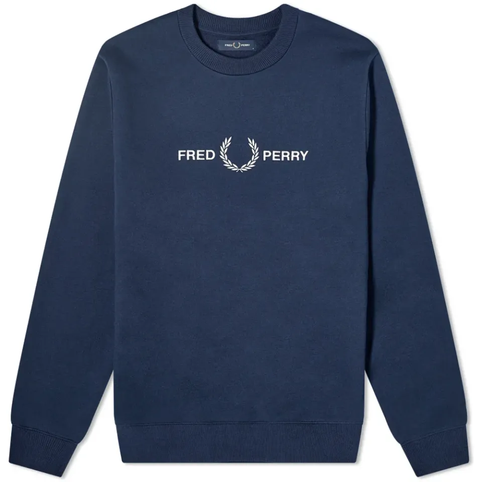 Embroidered Logo Crew Sweat