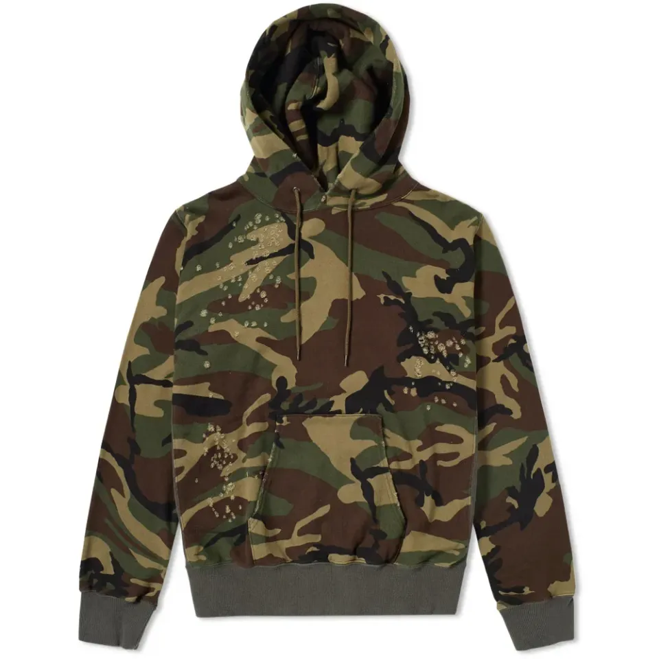 SOPHNET. Damaged Pull Over Hoody
