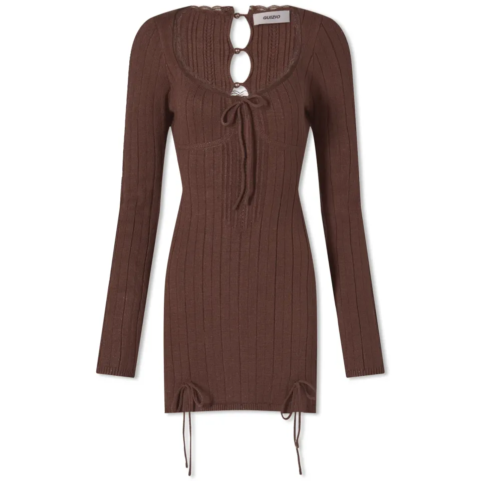 Dainty Long Sleeve Knit Dress