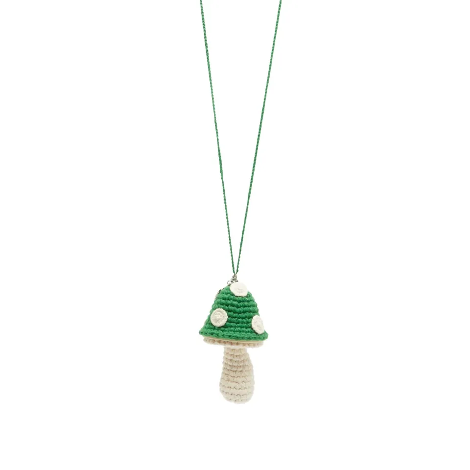 Mushroom Keychain Necklace