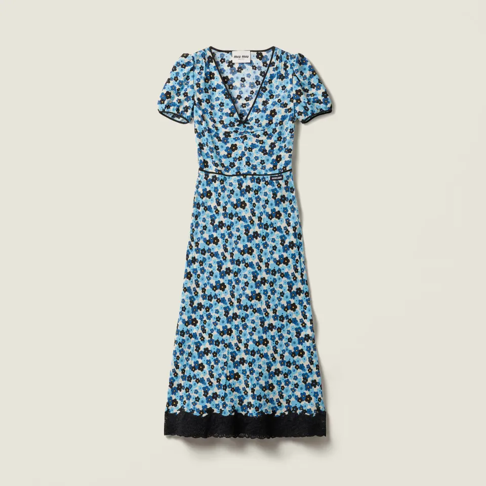 Crêpe de chine dress