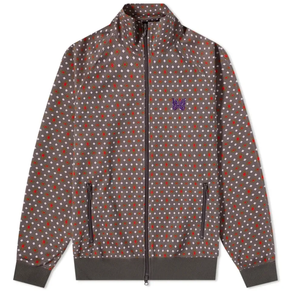 Poly Jacquard Track Jacket
