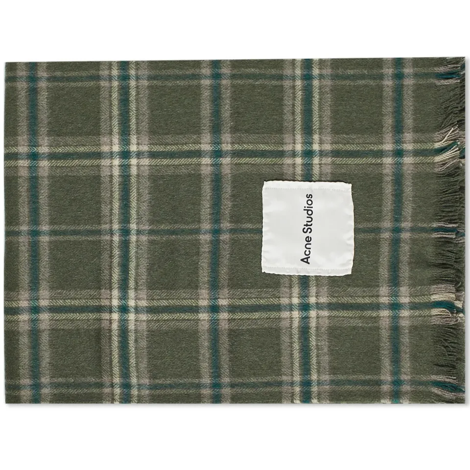 Veken Cashmere Check Scarf