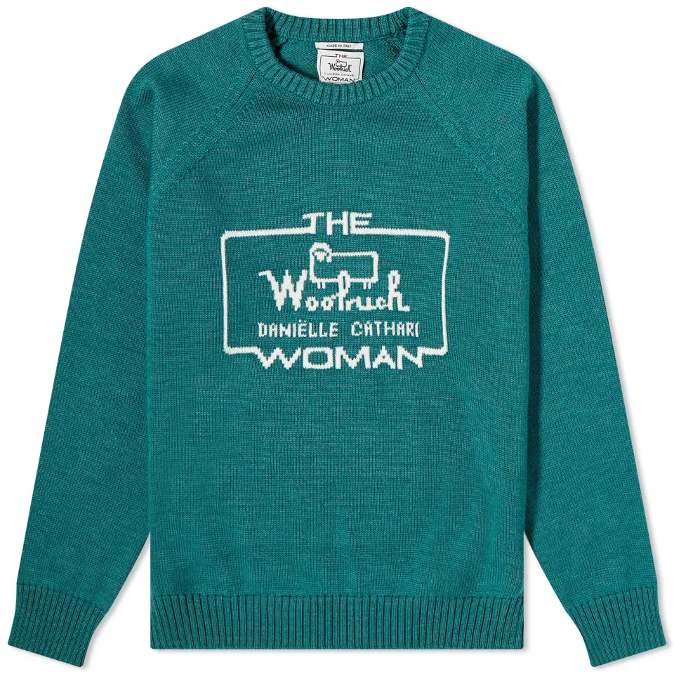 Daniëlle Cathari x Woolrich Logo Merino Jumper