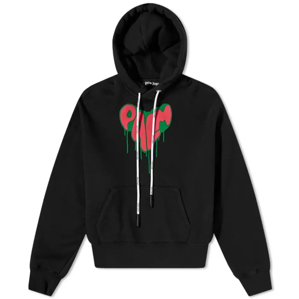 Spray Heart Logo Popover Hoodie