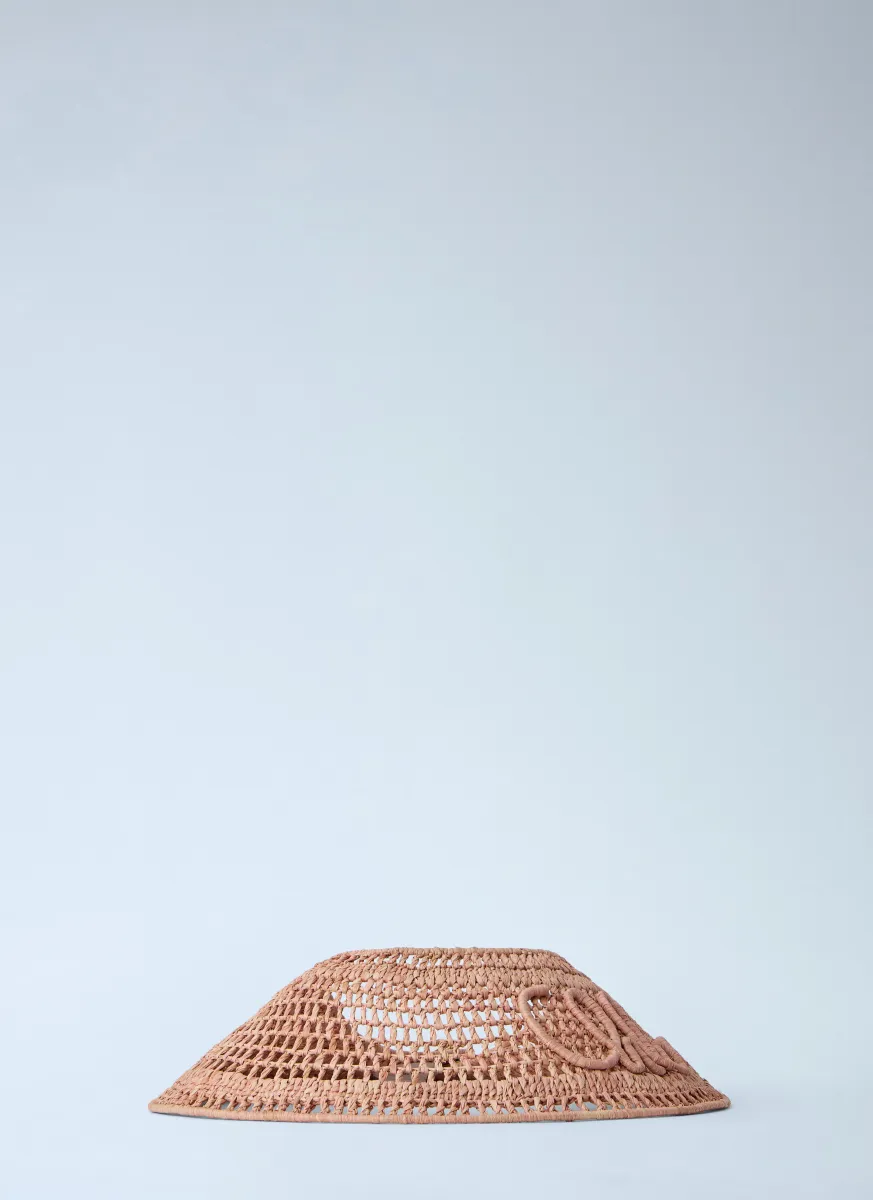 Raffia Visor Hat