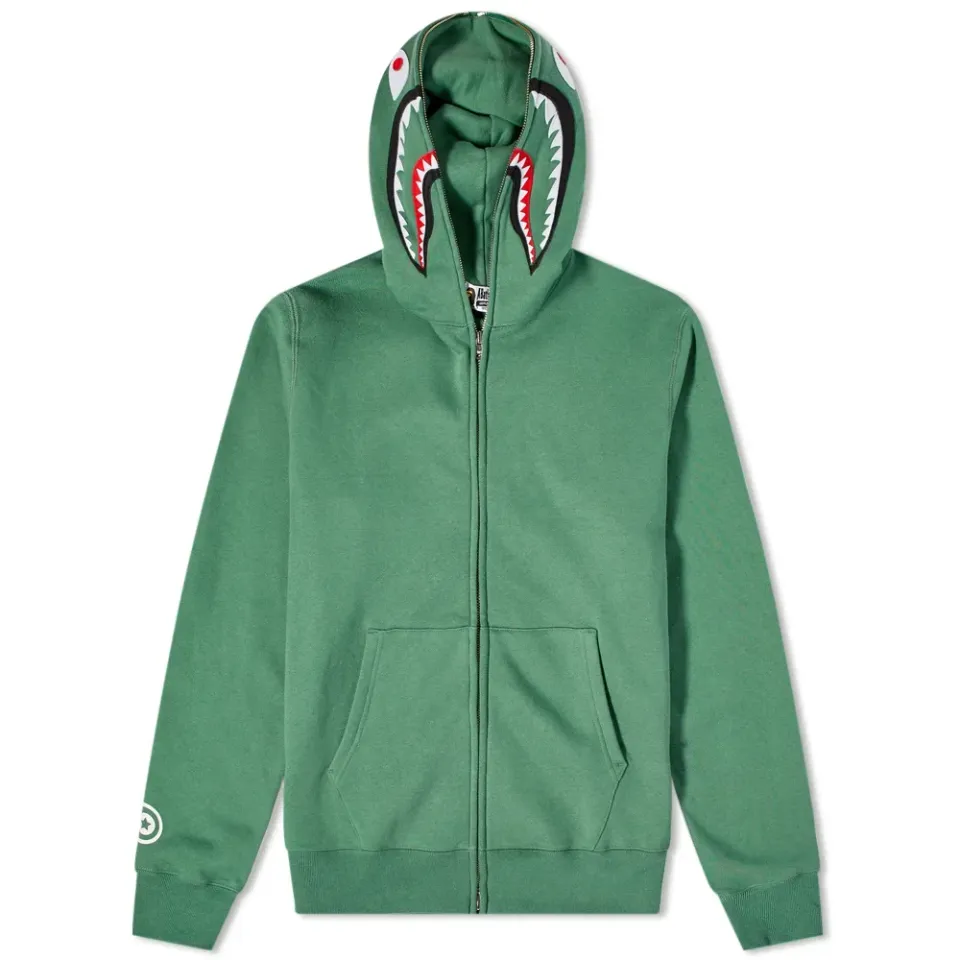 Double Side Shark Full Zip Hoody