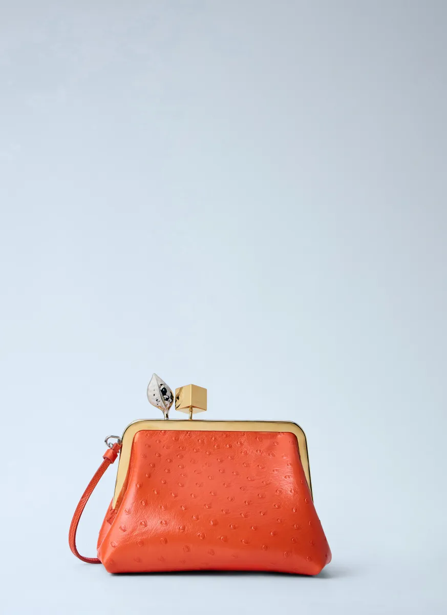 Le Berlingot Small Leather Clutch Bag