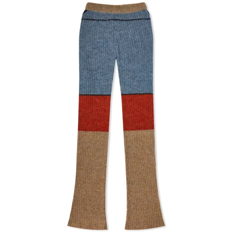 Colour Block Knitted Trouser