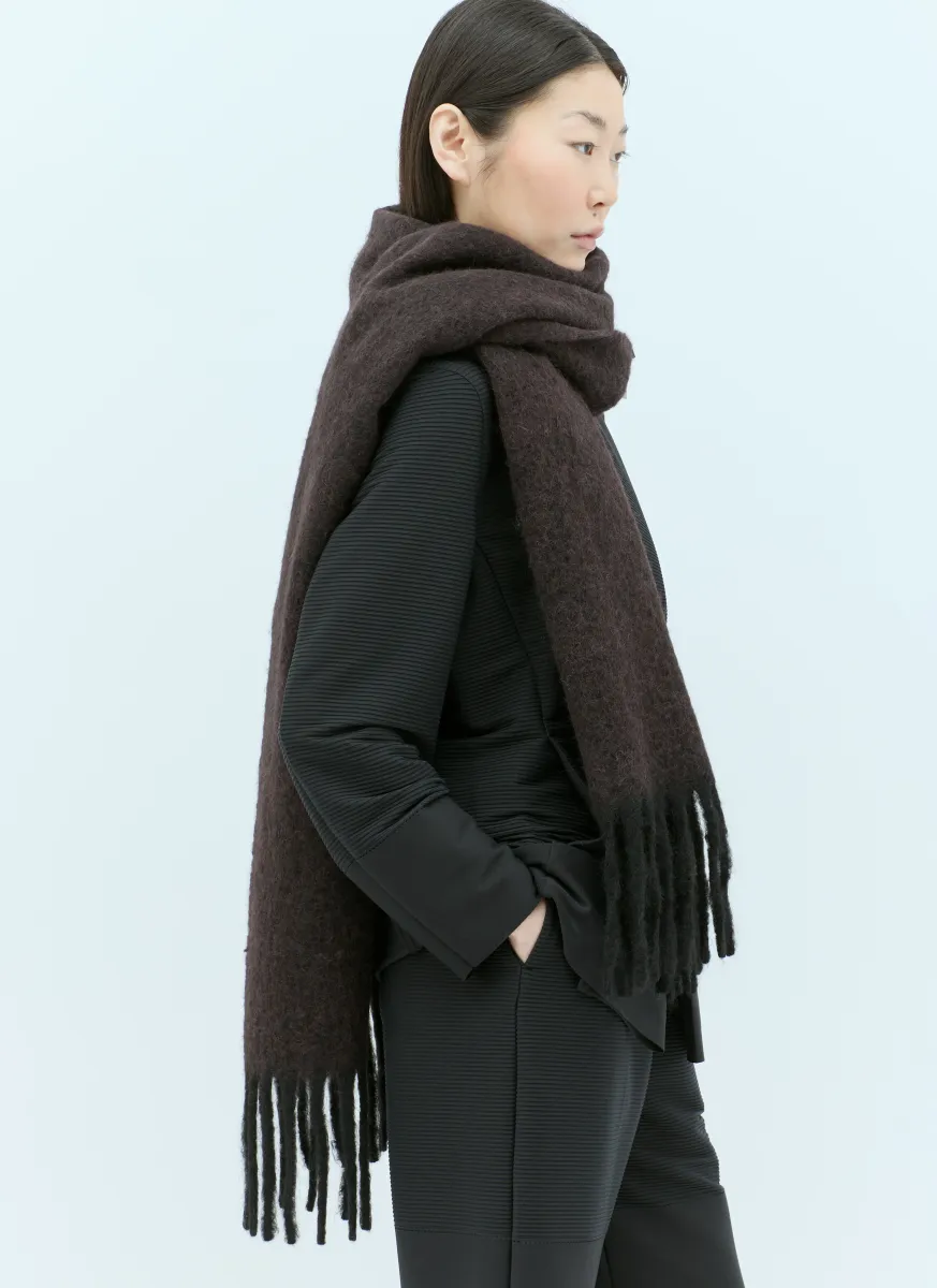 Alpaca Fringe Scarf