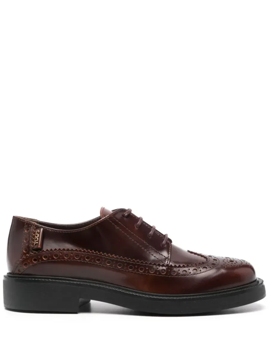 Lace-Ups Leather Oxford Brown