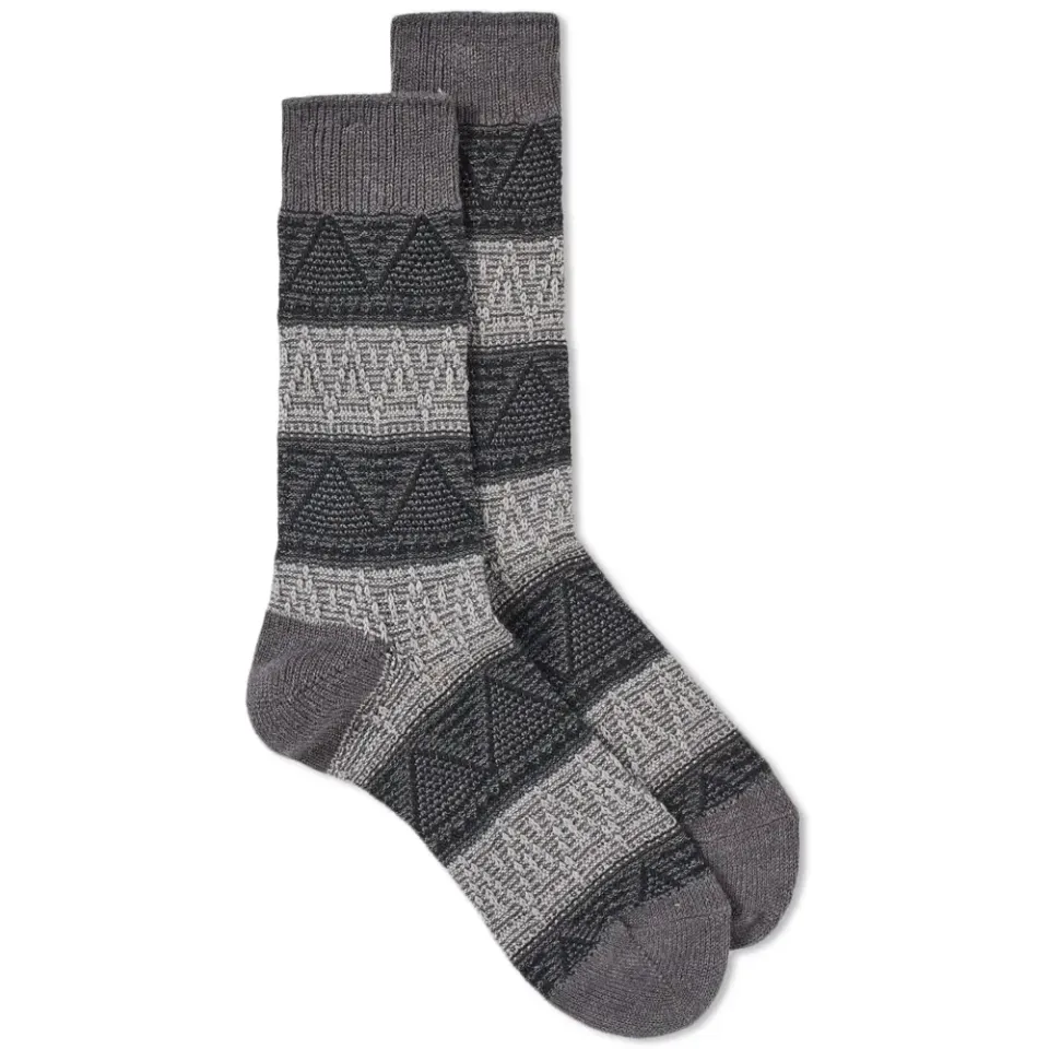 Mountain Range Crew Sock