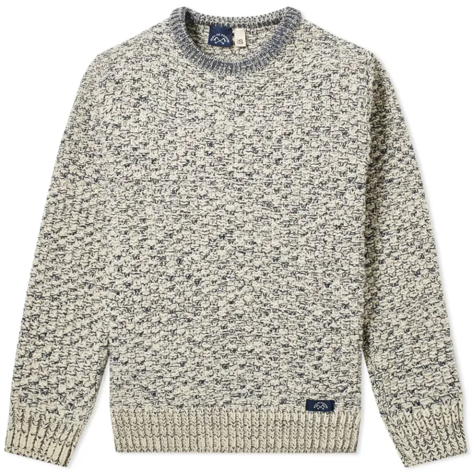 Textured Marl Crew Knit