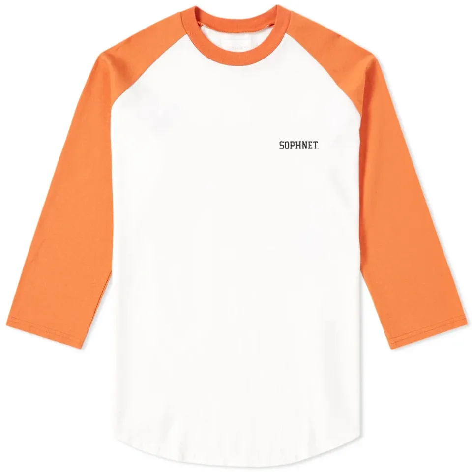 SOPHNET. 3/4 Sleeve Big Baseball Tee