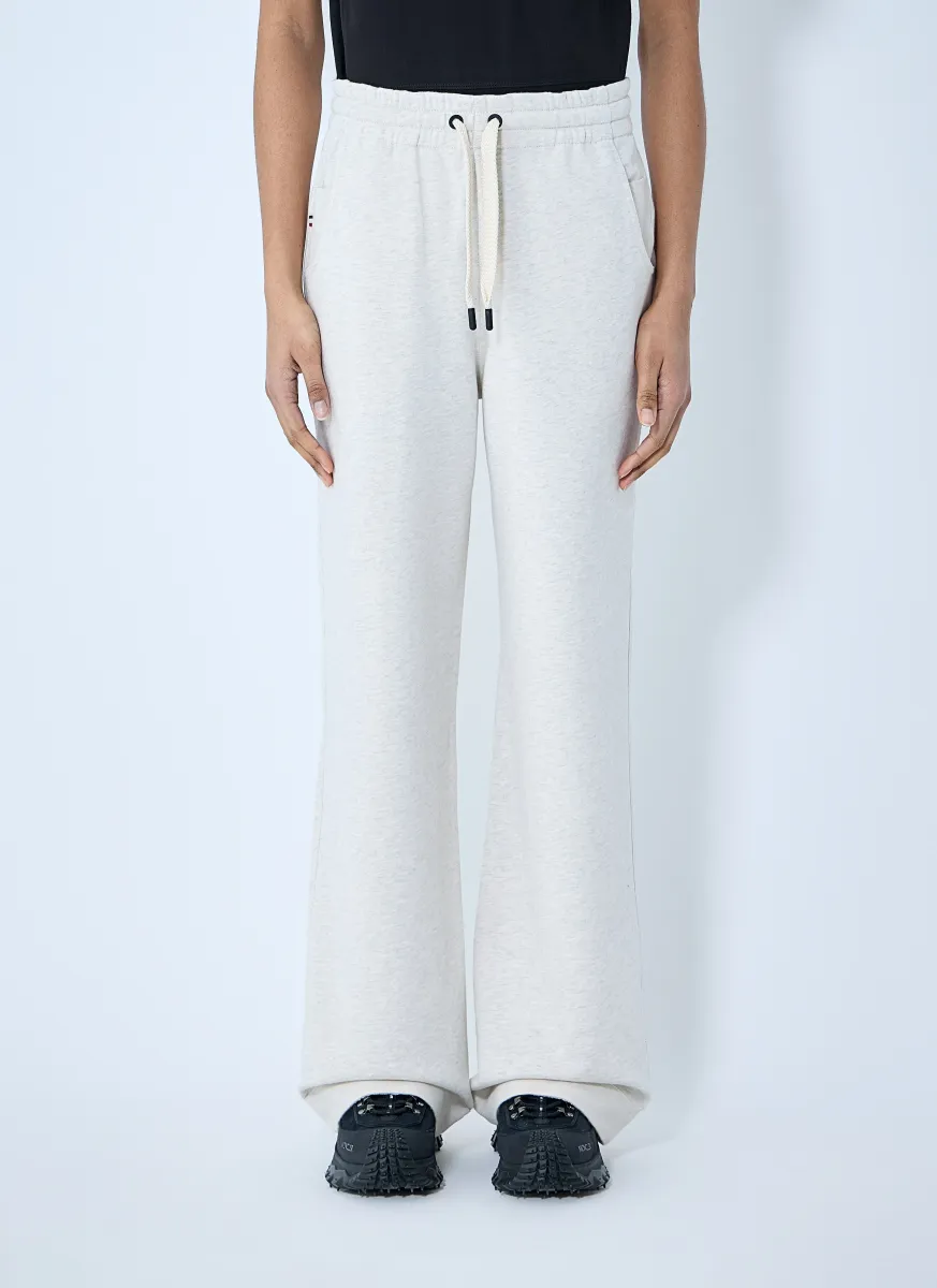 Cotton-And-Linen-Blend Track Pants