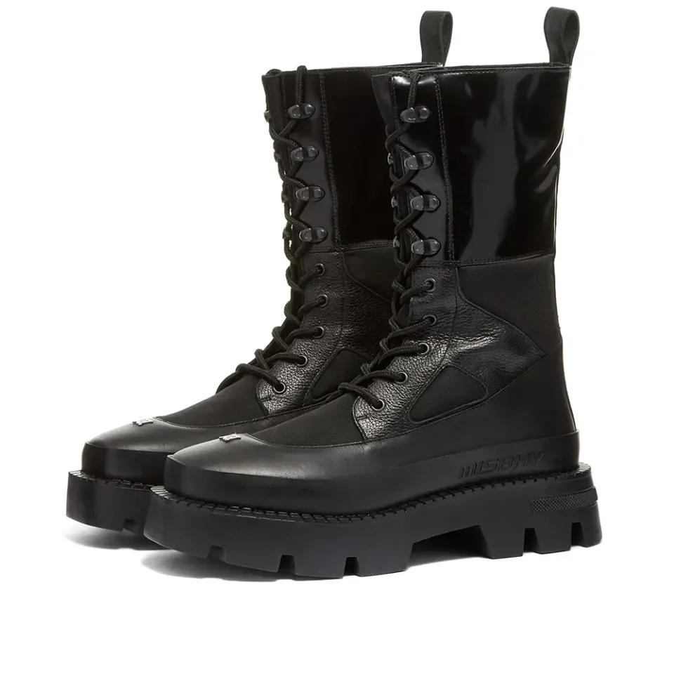 Laced Up Combat Boot