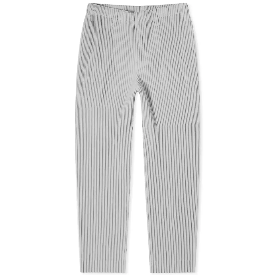 Pleated Straight Leg Trousers