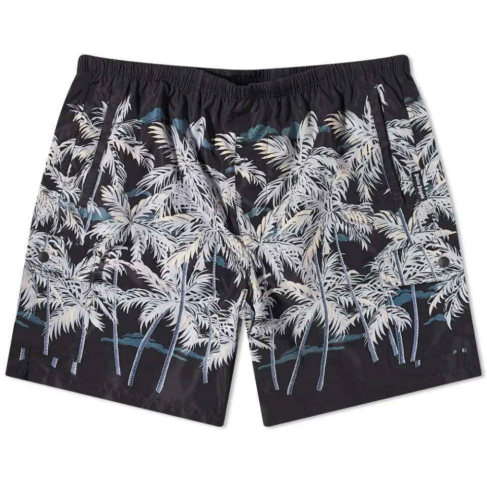 Palm Print Swim Shorts
