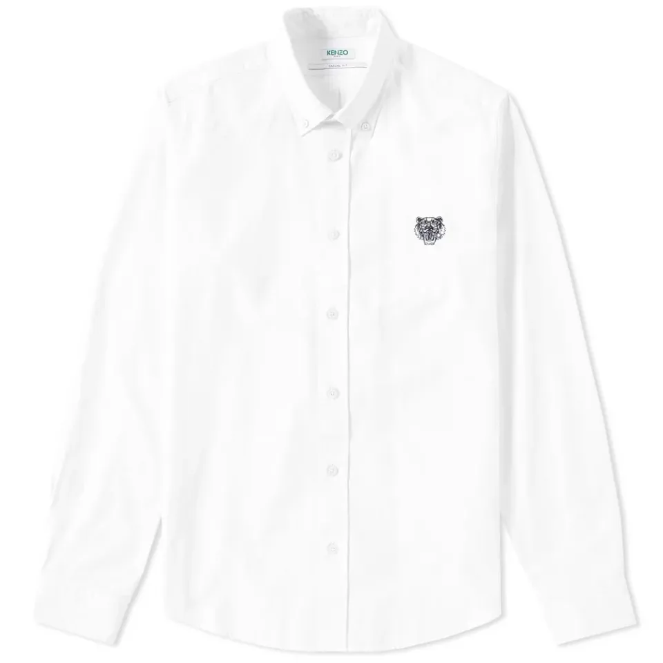 Button Down Tiger Twill Shirt