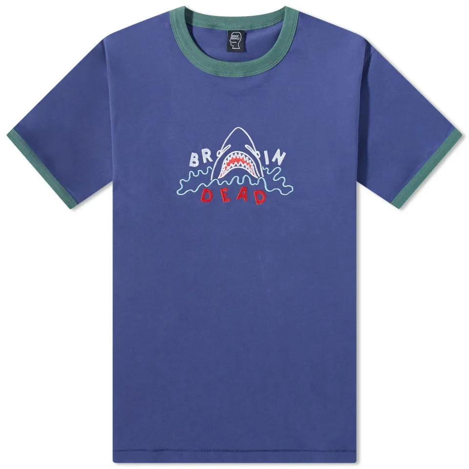 Shark Attack Ringer T-Shirt