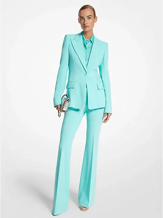 Georgina Stretch Pebble Crepe Blazer