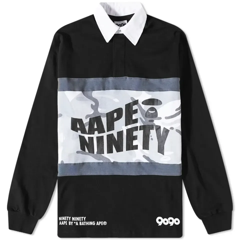 AAPE x 9090 Rugby Polo