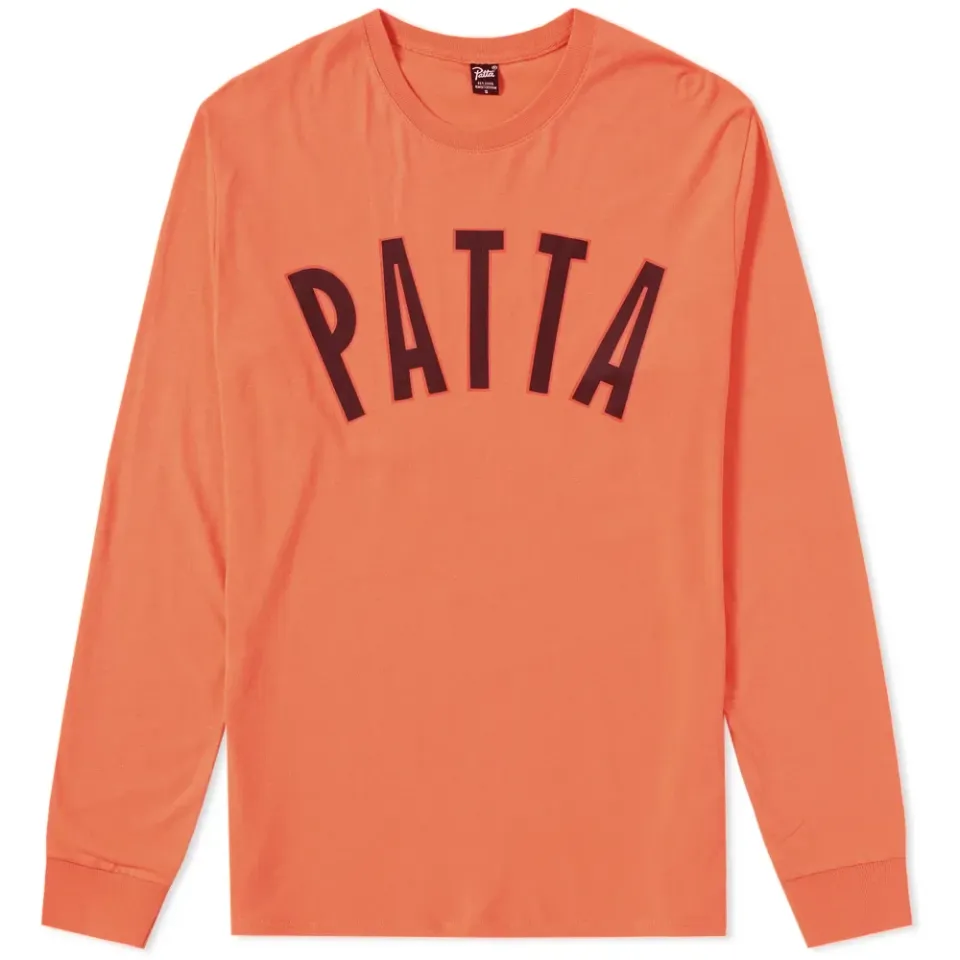 Long Sleeve Curve Logo Tee