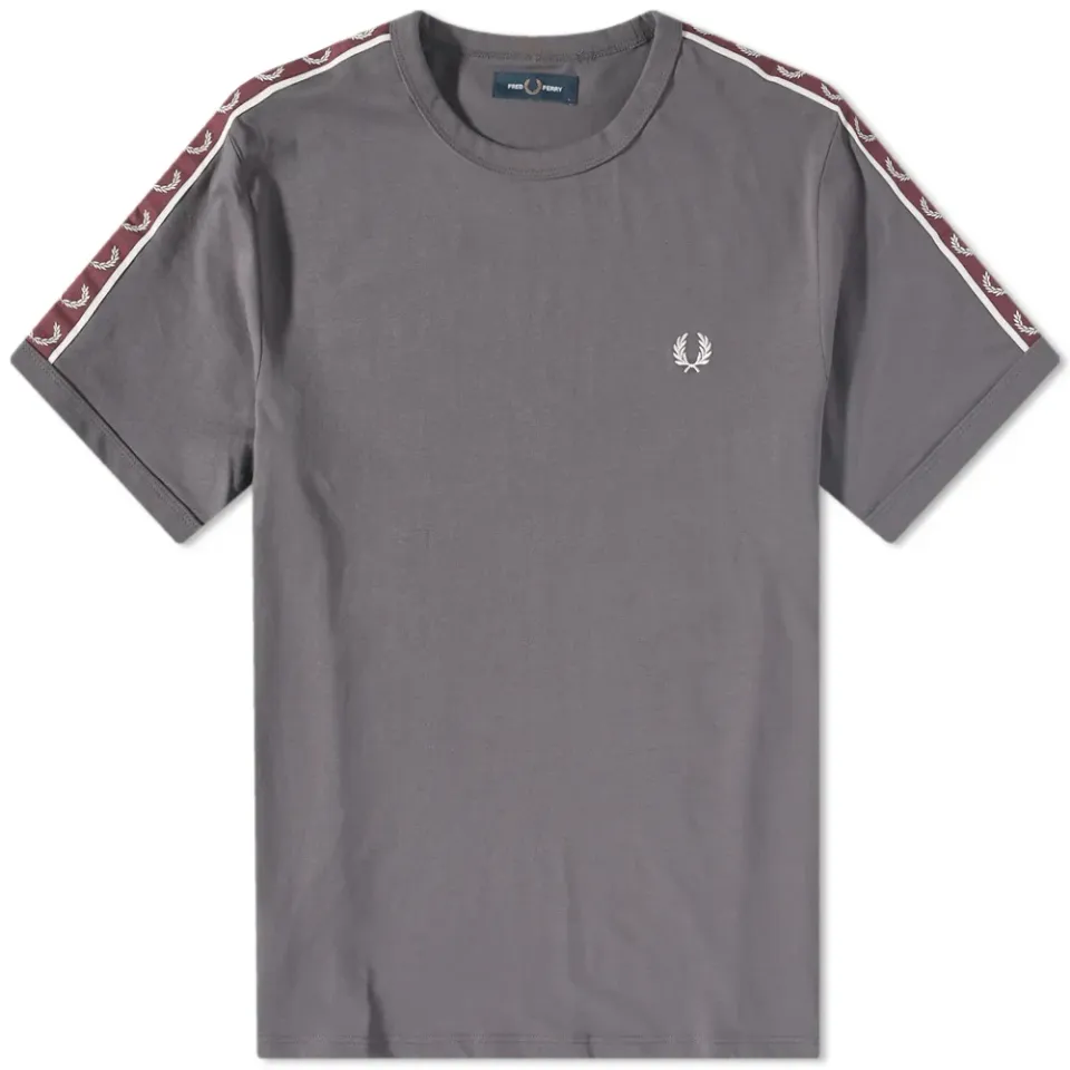 Authentic Contrast Taped Ringer T-Shirt