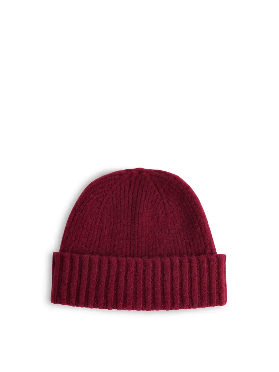 Brushed Lambswool Beanie Hat