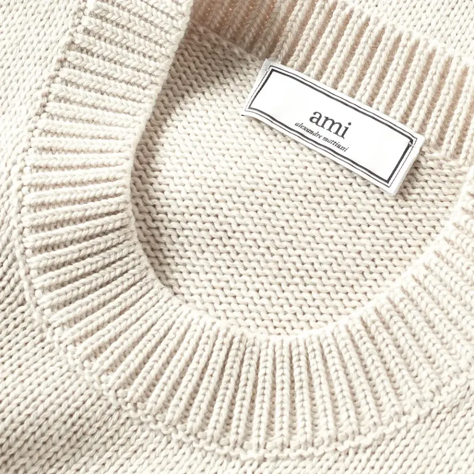 AMI Wool Blend Crew Knit